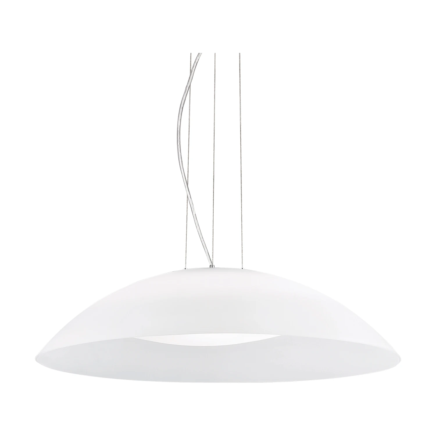Lena SP3 D64 White by Ideal Lux
