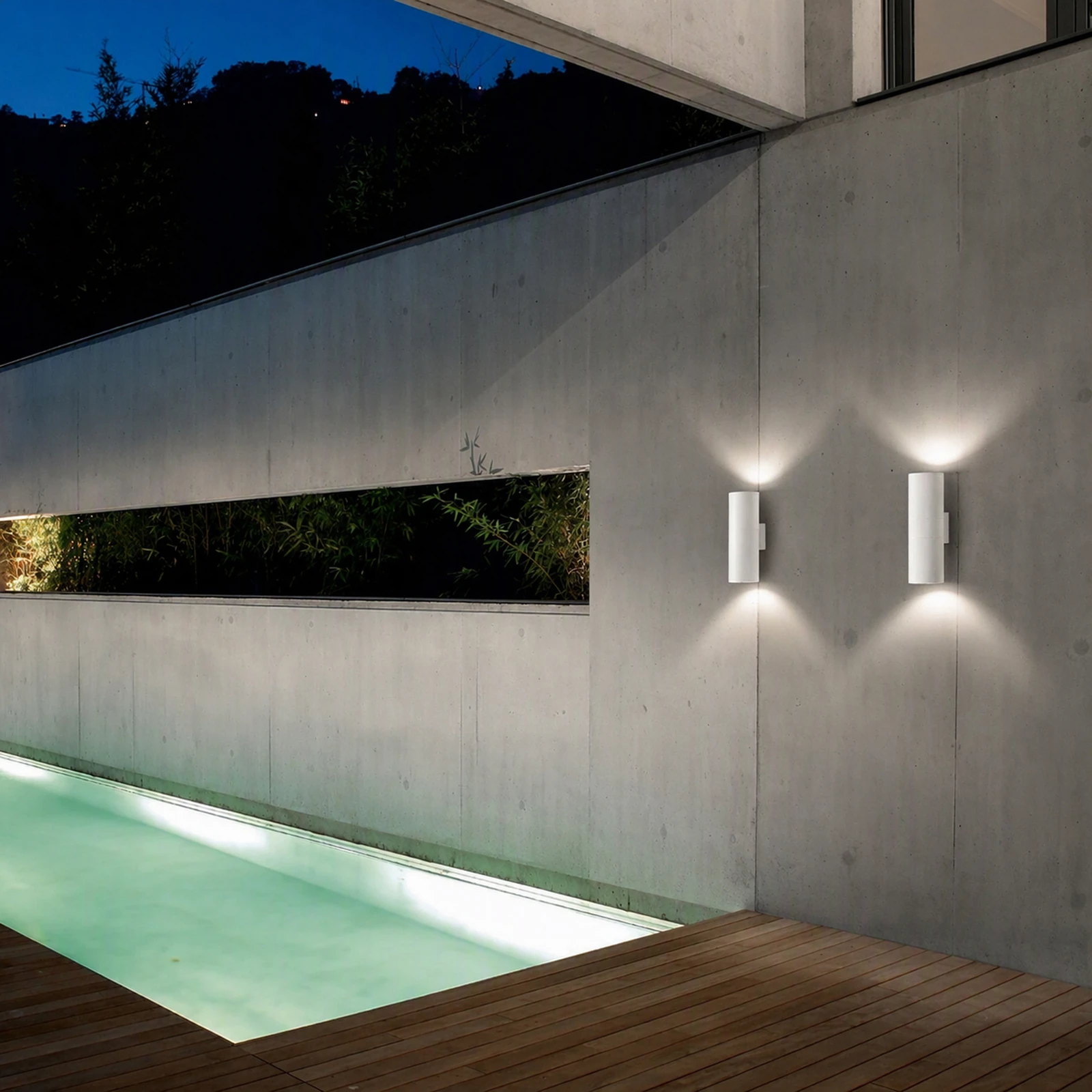 Gun AP2 by Ideal Lux, installed