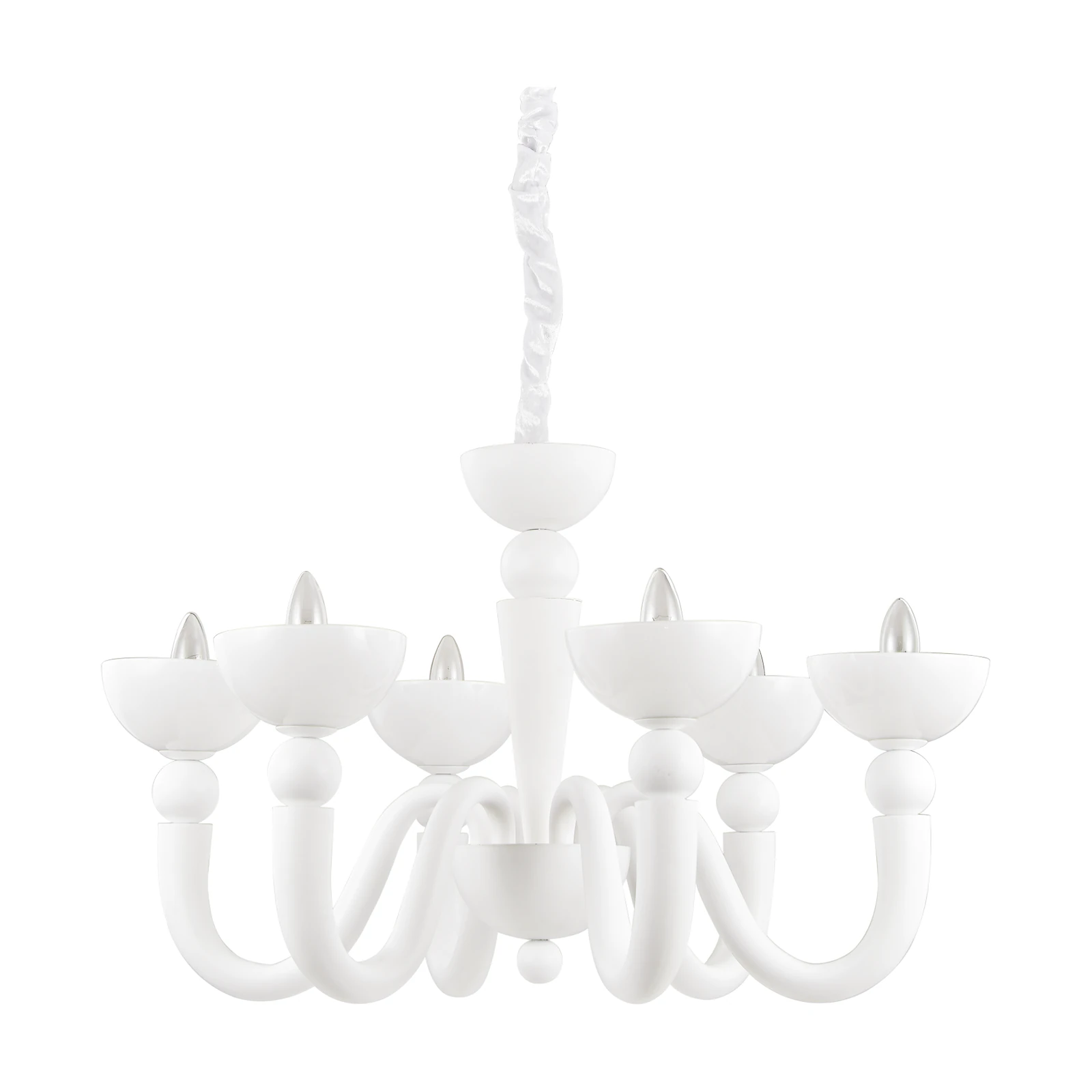 Bon Bon SP6 White by Ideal Lux
