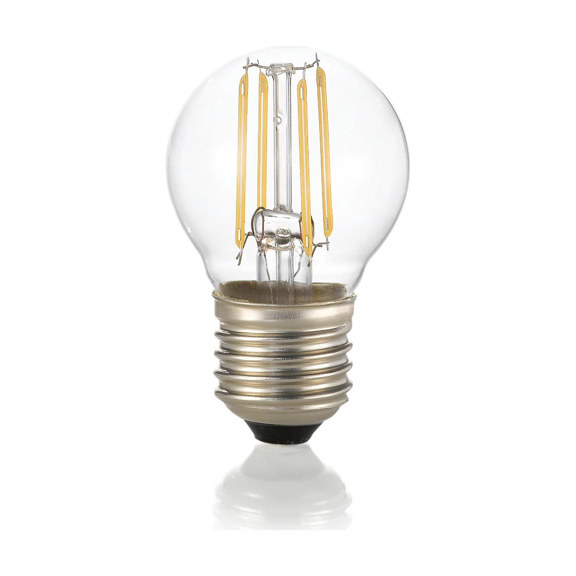 E27 Sphere 4W 3000K CRI80 Clear by Ideal Lux, product photo