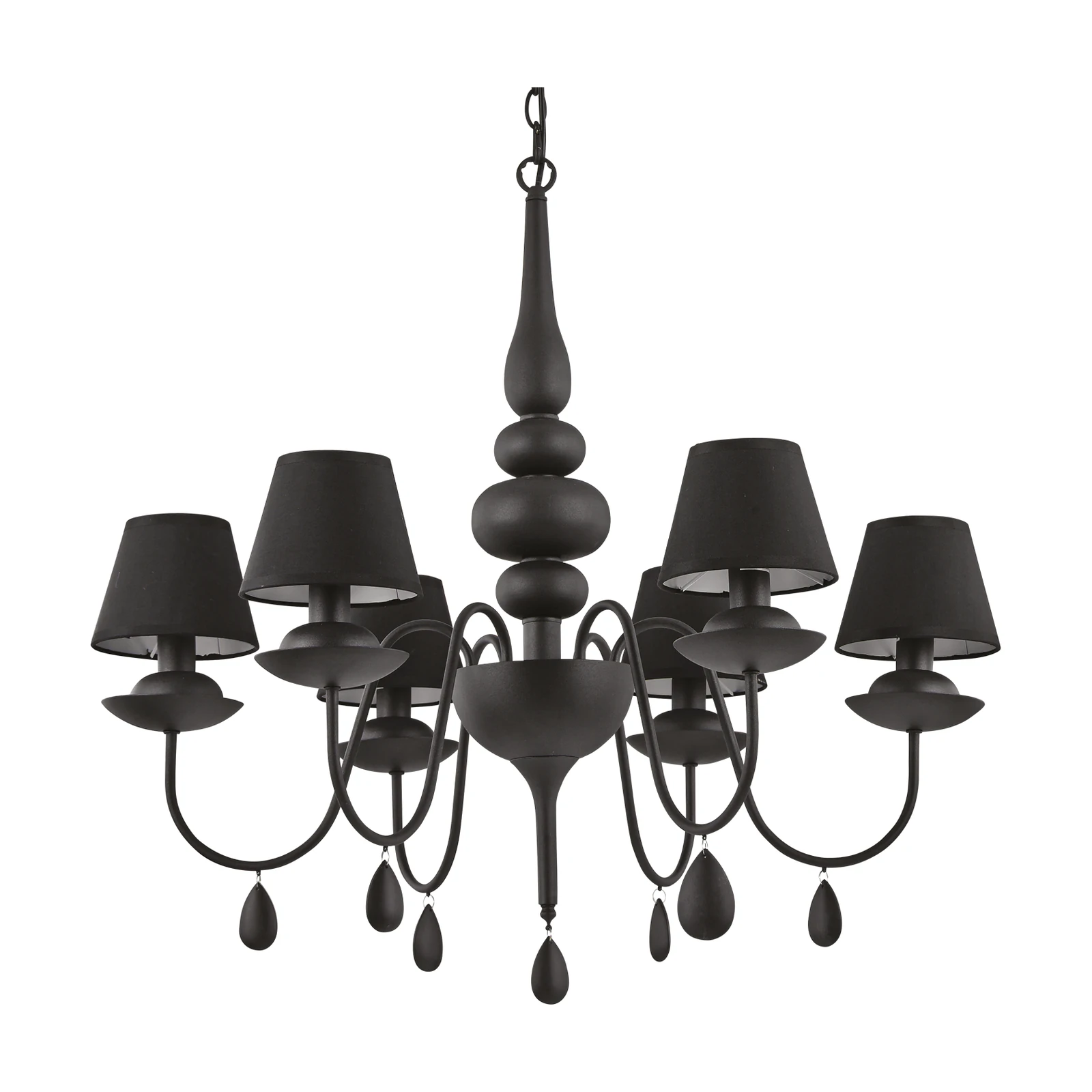 Blanche SP6 Black by Ideal Lux