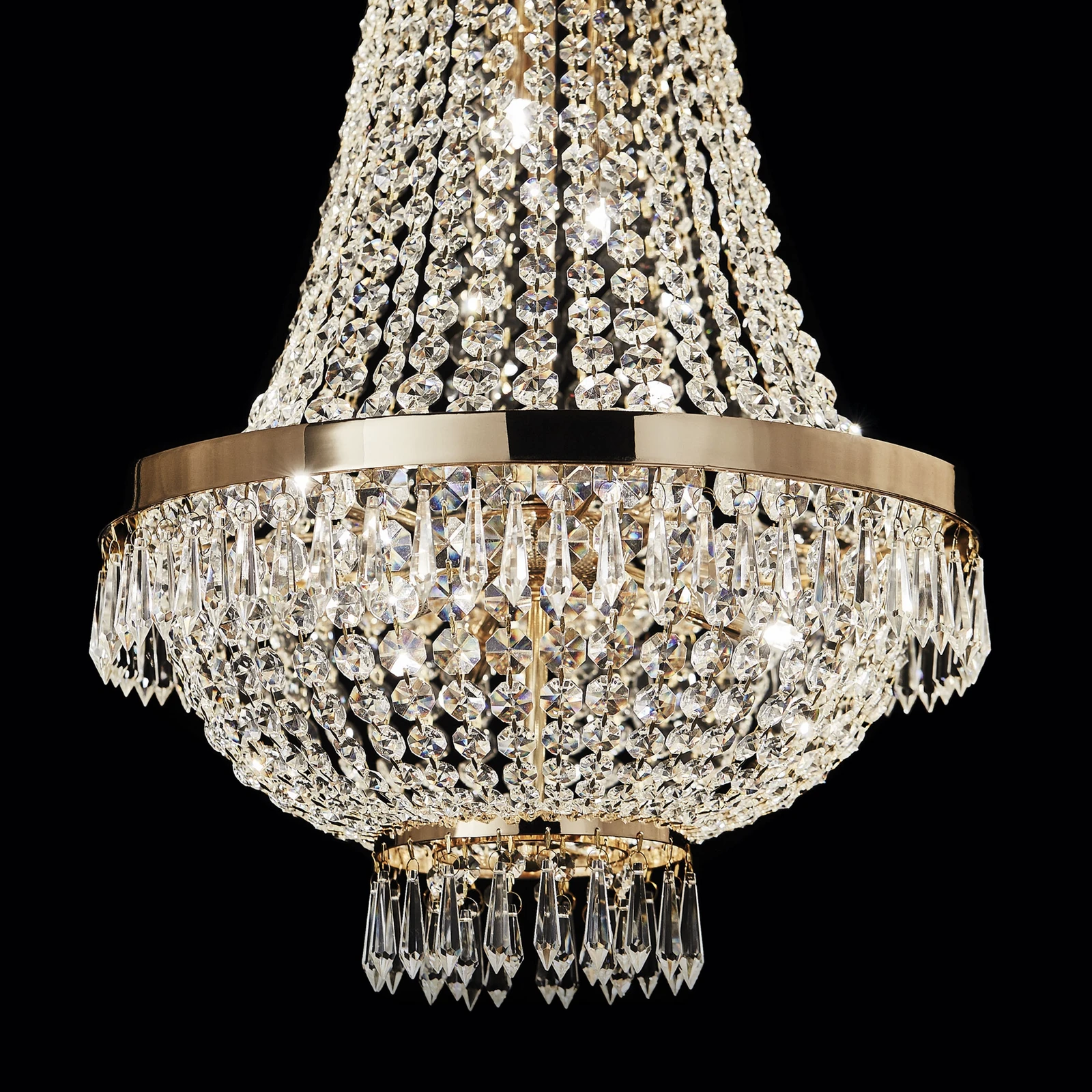 Caesar SP12 Gold by Ideal Lux, installed