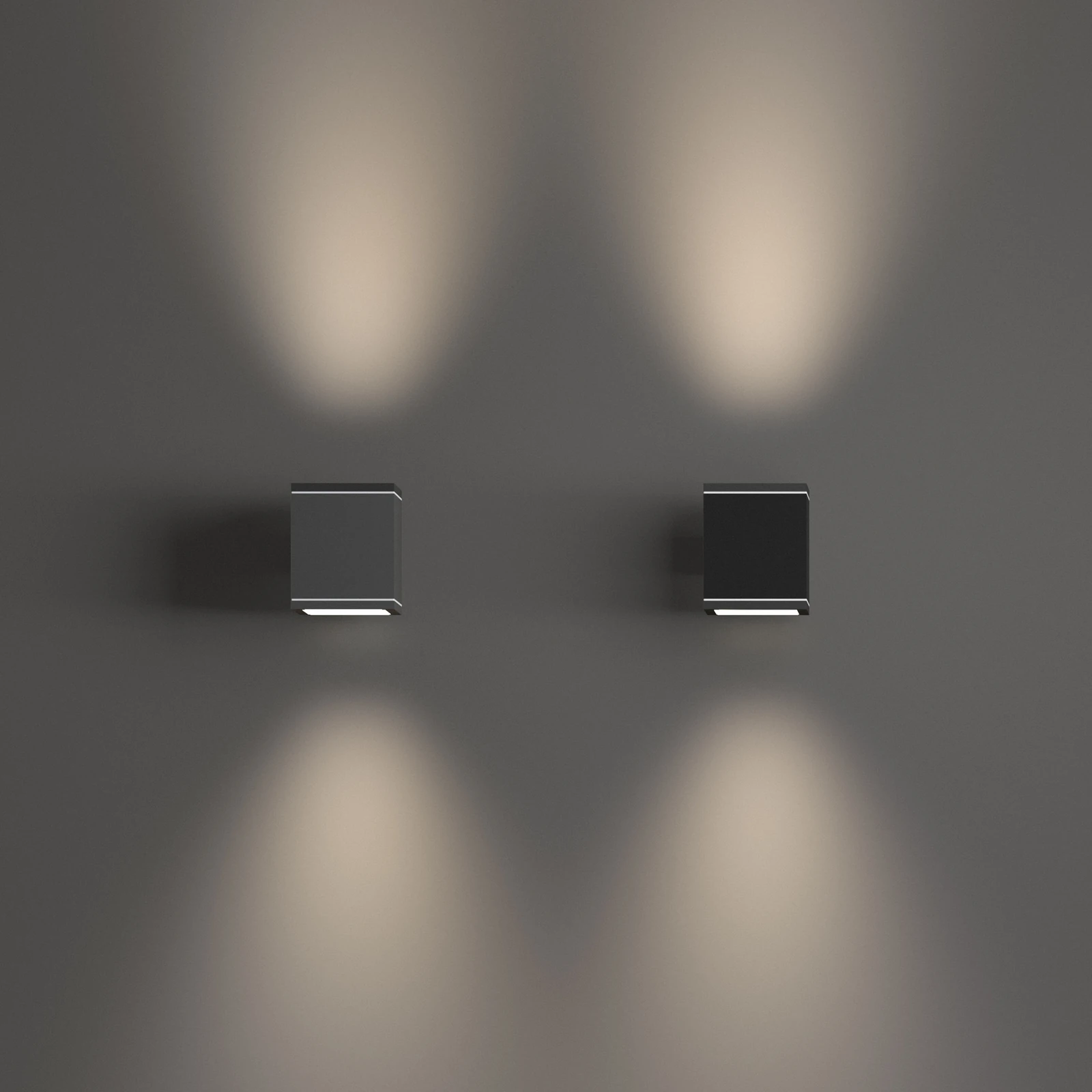 Snif AP1 Square Anthracite installed in an interior
