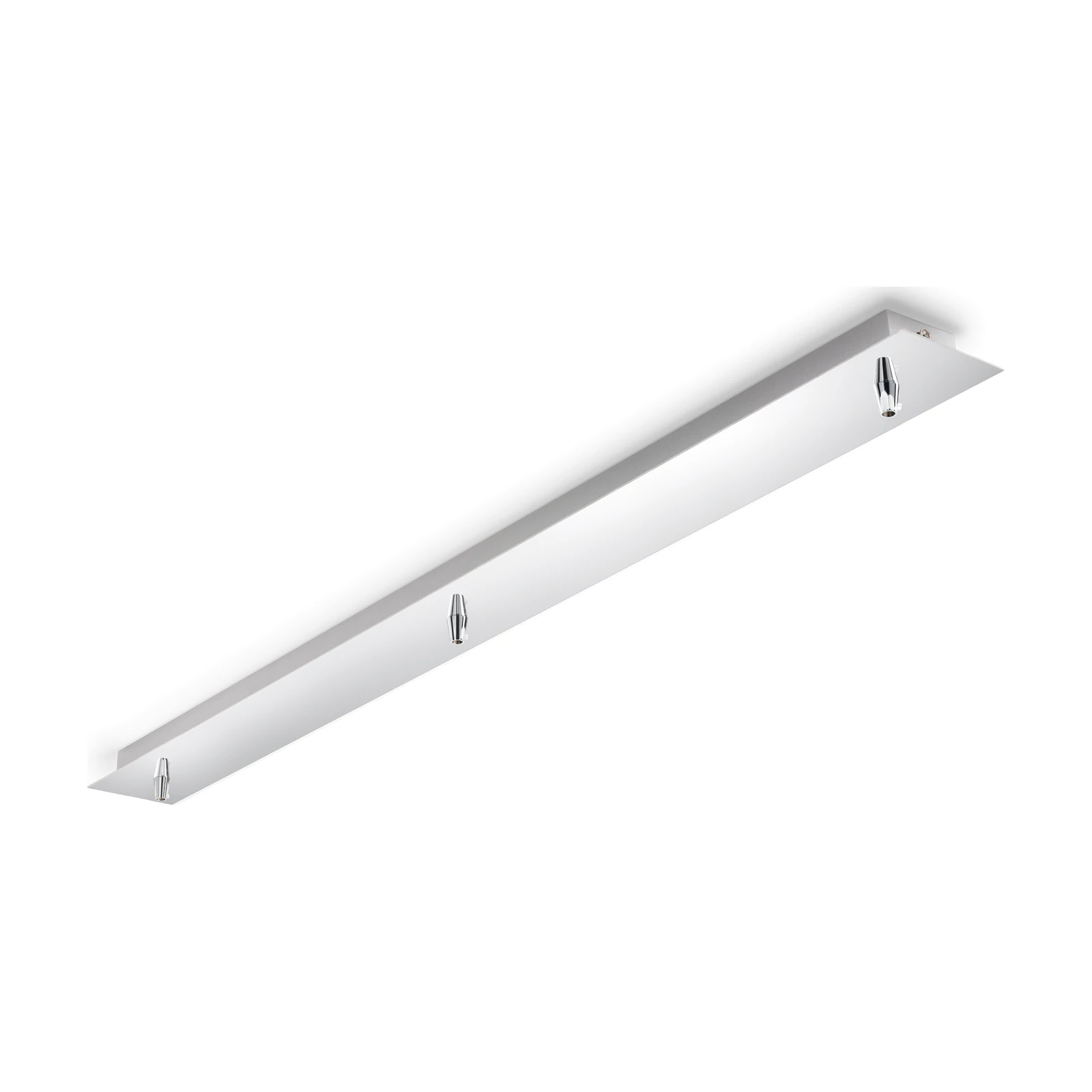 Ceiling Rose Linear 3 Lights Chrome by Ideal Lux, product photo