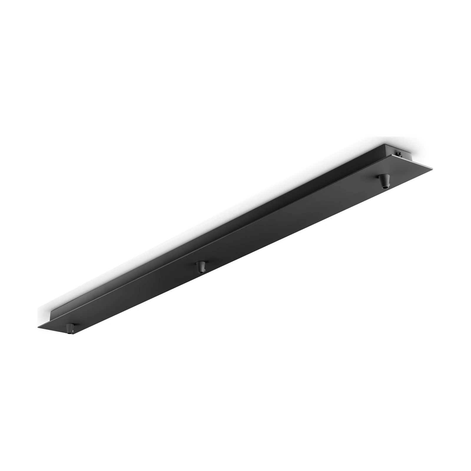 Ceiling Rose Linear 3 Lights Black by Ideal Lux, product photo