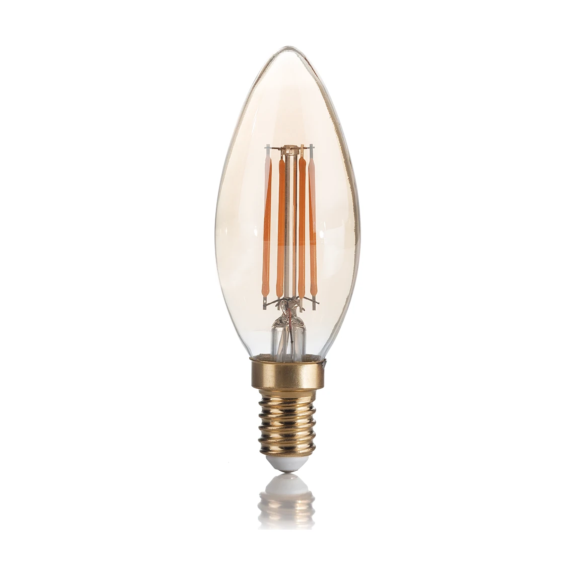 E14 Olive 4W 2200K CRI80 Amber by Ideal Lux, product photo