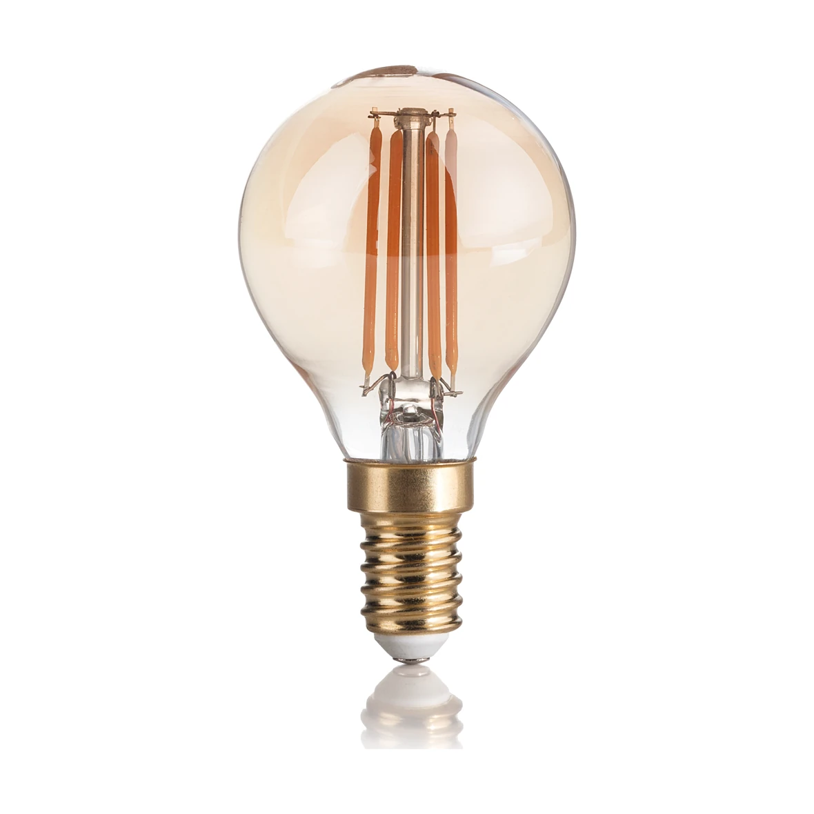 E14 Sphere 4W 2200K CRI80 Amber by Ideal Lux, product photo