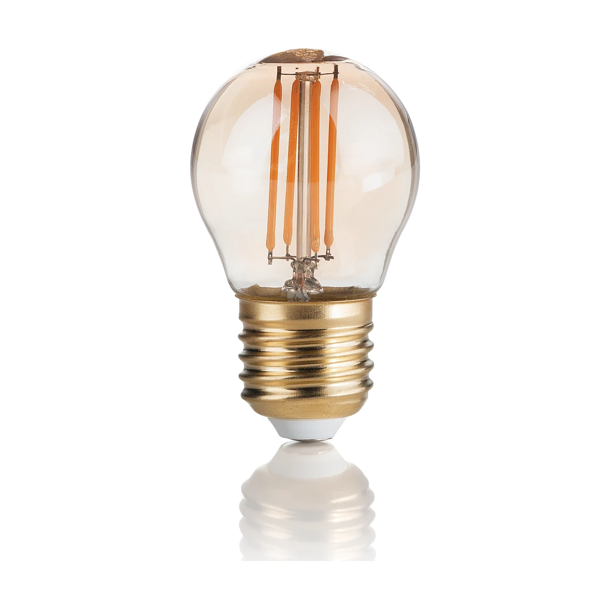 E27 Sphere 4W 2200K CRI80 Amber by Ideal Lux, product photo