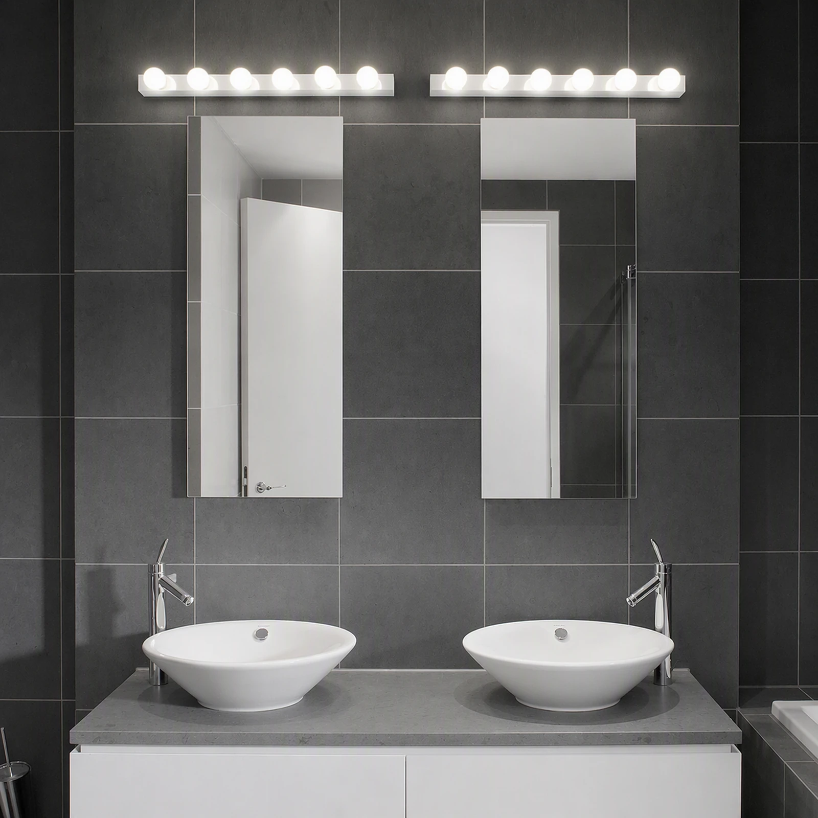 Prive' AP6 White installed in an interior