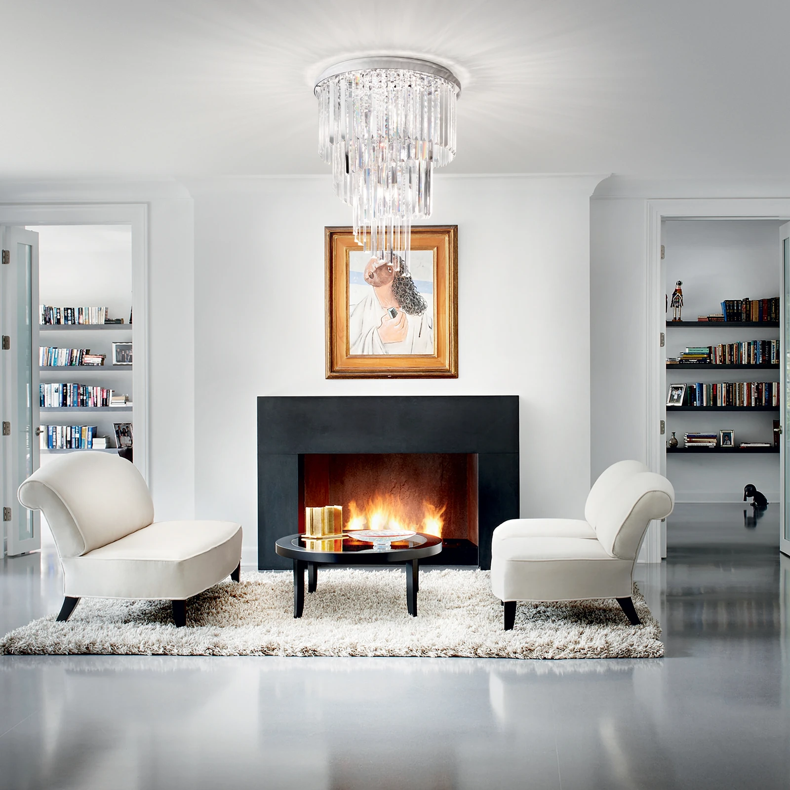 Carlton PL12 Chrome installed in an interior