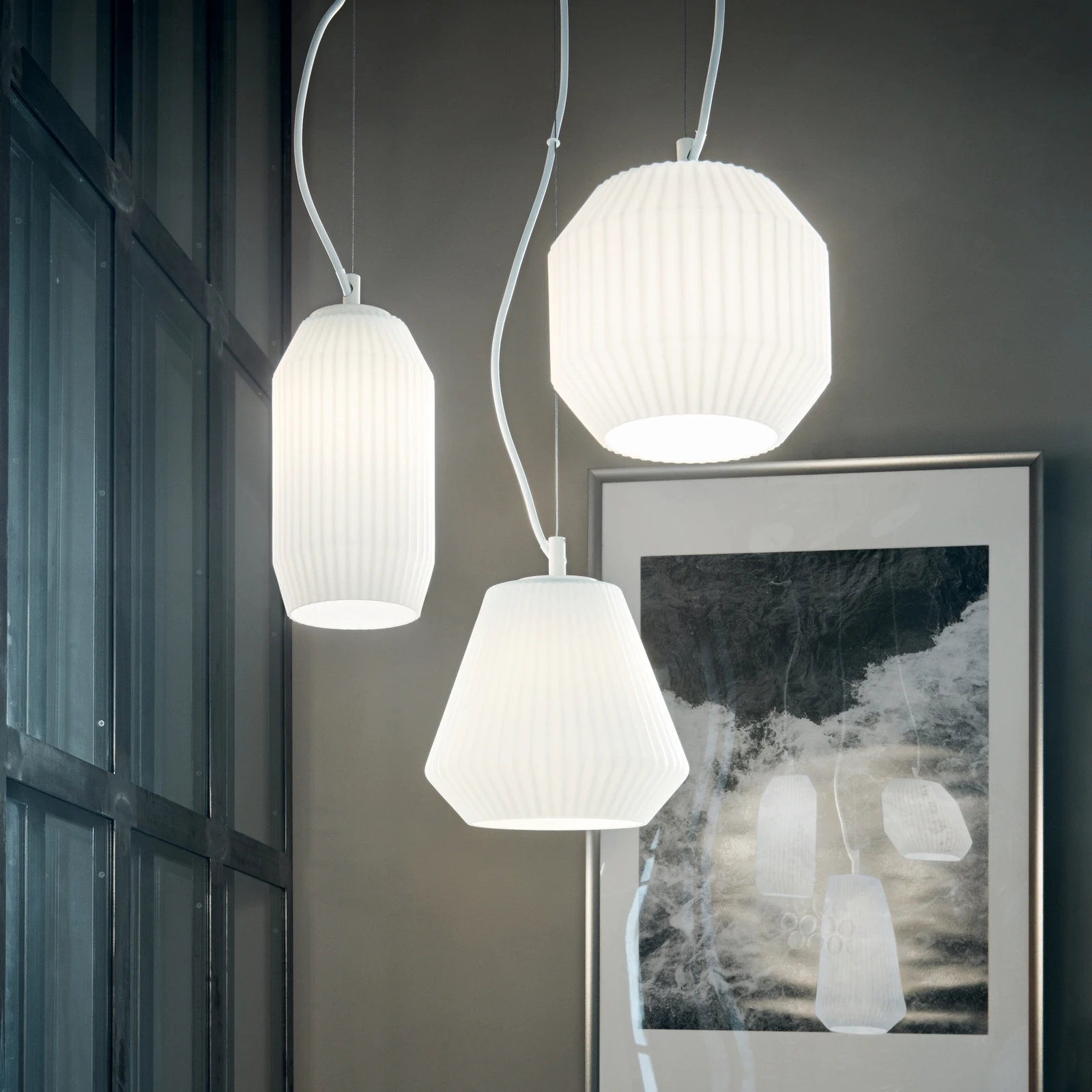 Origami SP3 by Ideal Lux, installed