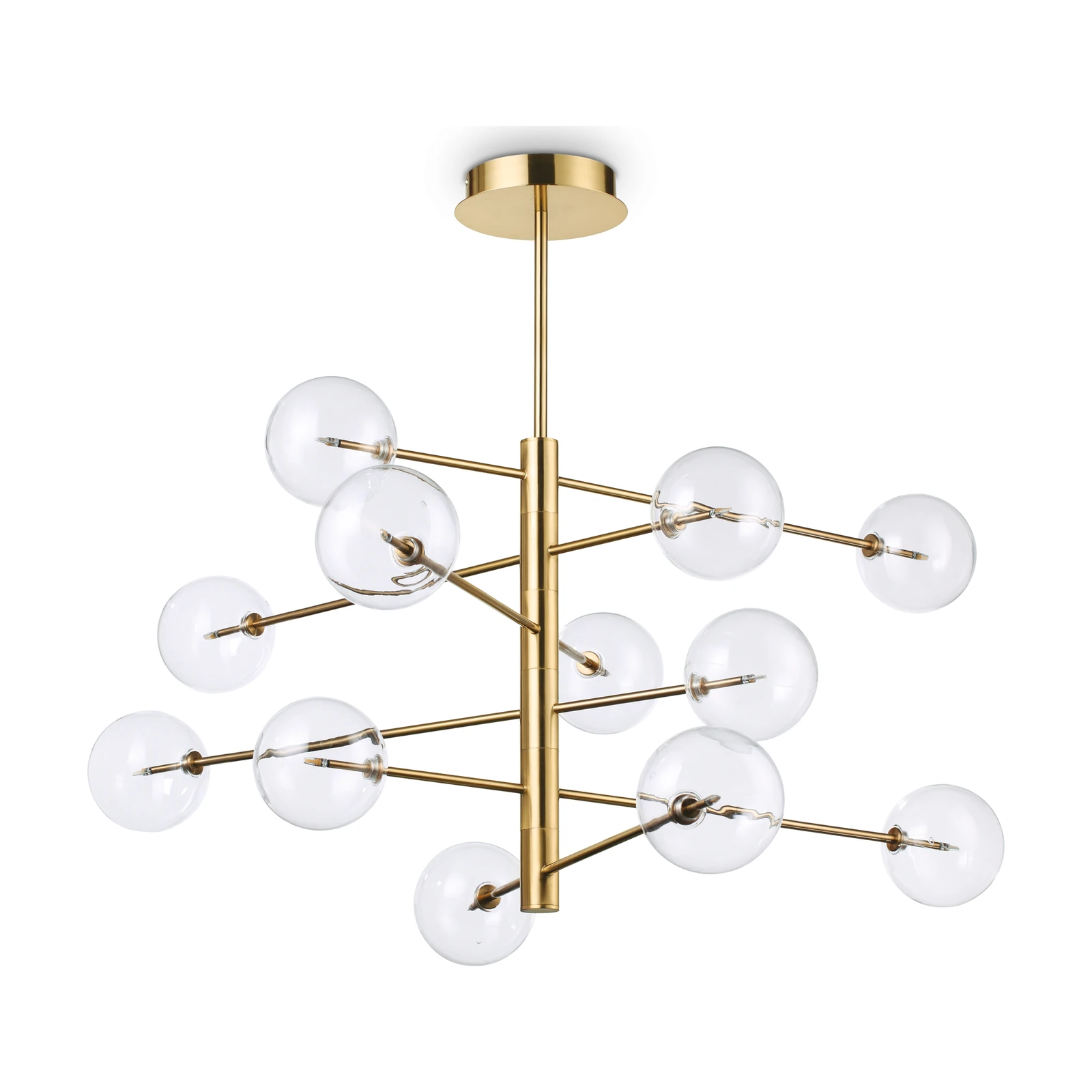 Equinoxe SP12 Brass by Ideal Lux