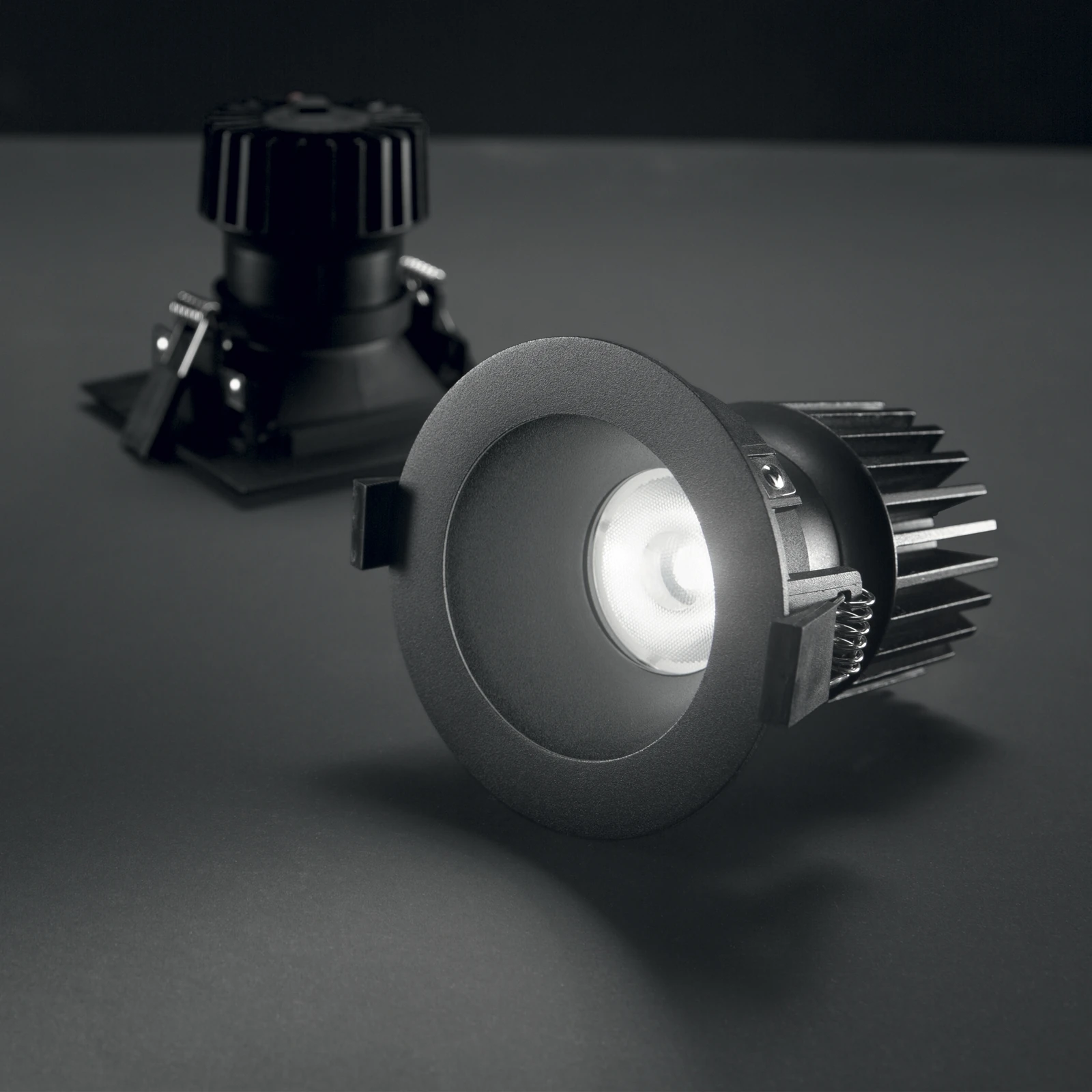 Dynamic Frame Round by Ideal Lux, shown installed
