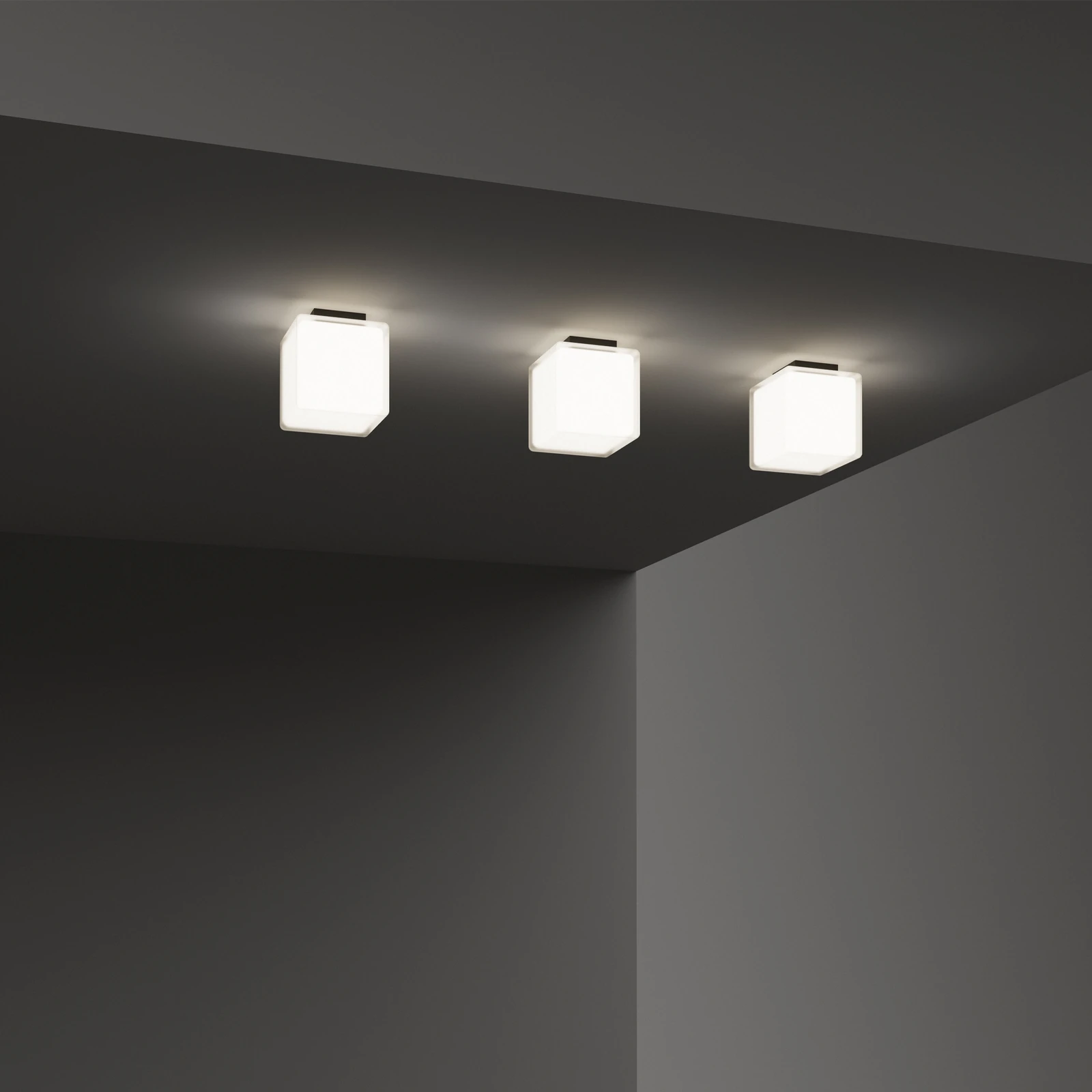 Luna PL1 D20 by Ideal Lux, installed