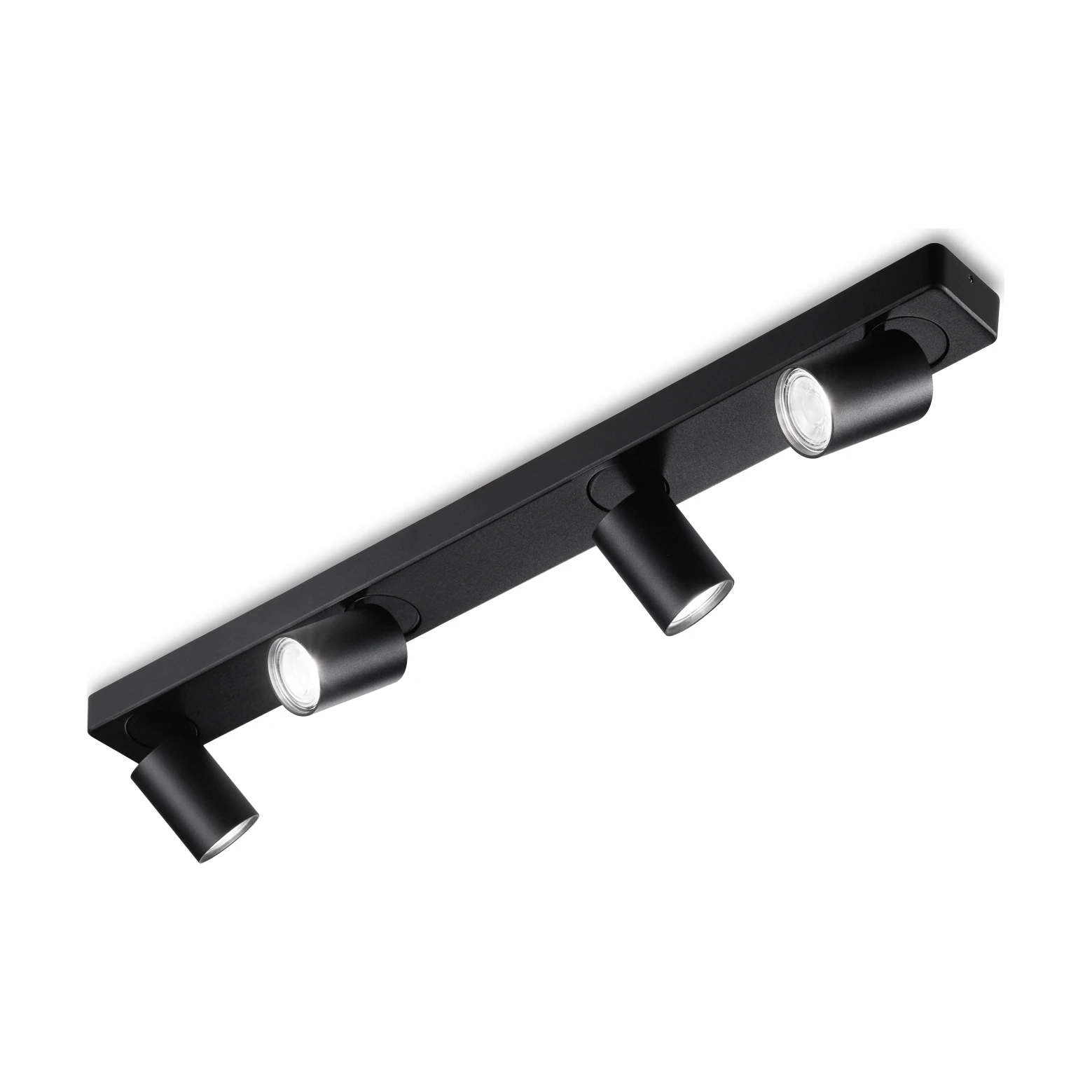Rudy PL4 Round Black by Ideal Lux