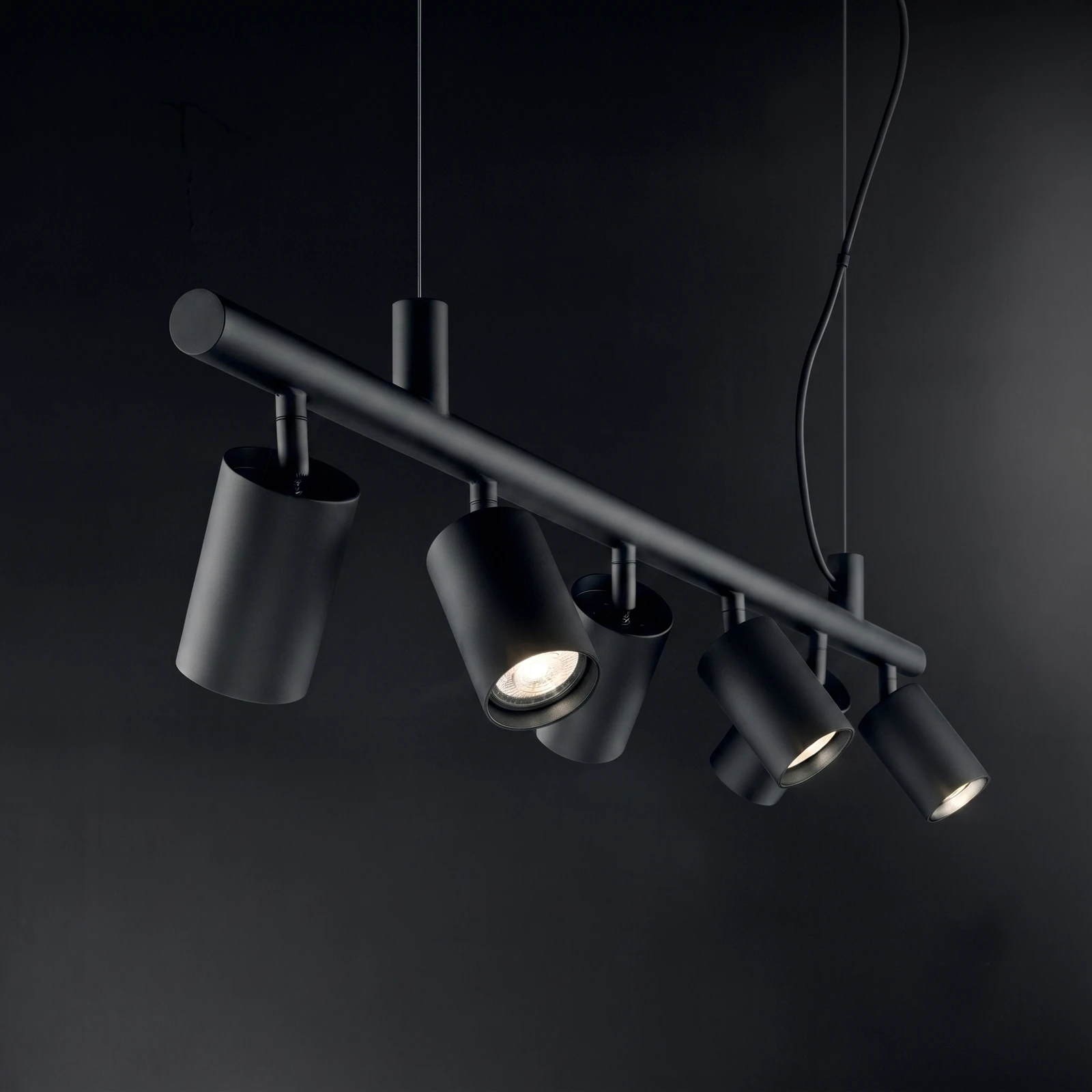 Dynamite Round by Ideal Lux, installed