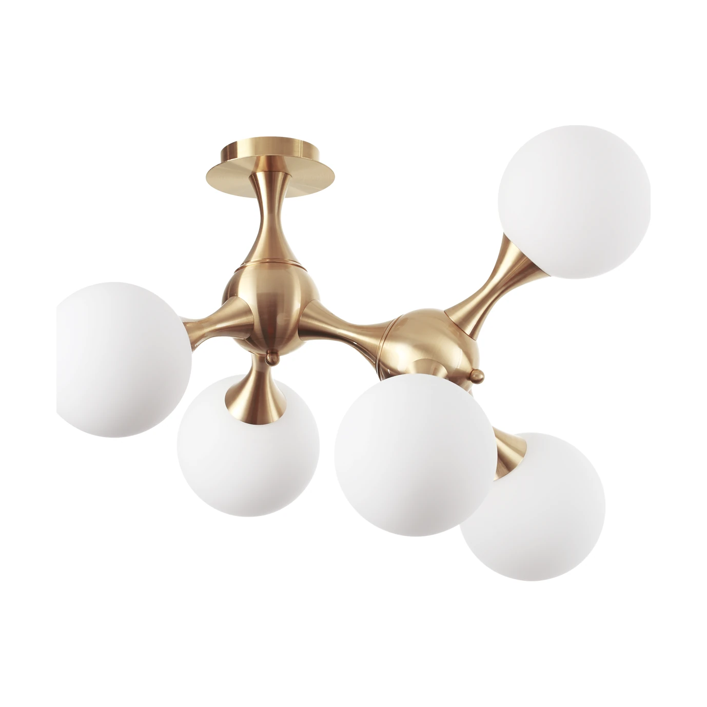 Nodi PL05 Brass by Ideal Lux