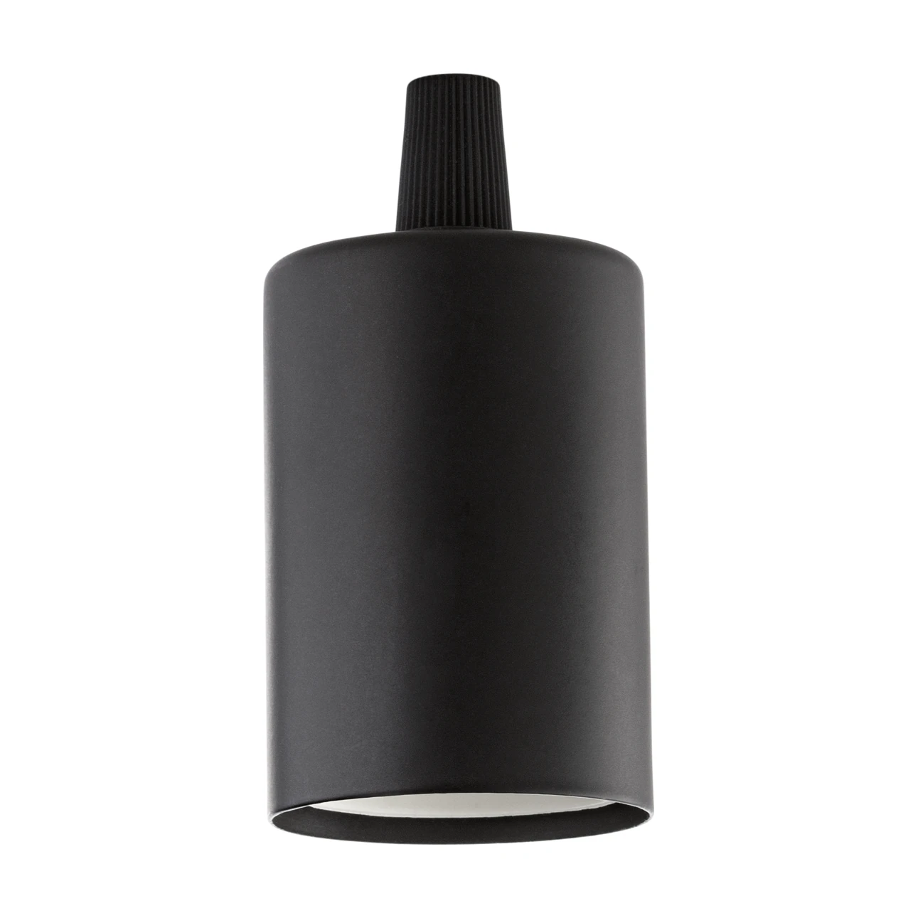 Lampholder E27 Smooth Black by Ideal Lux
