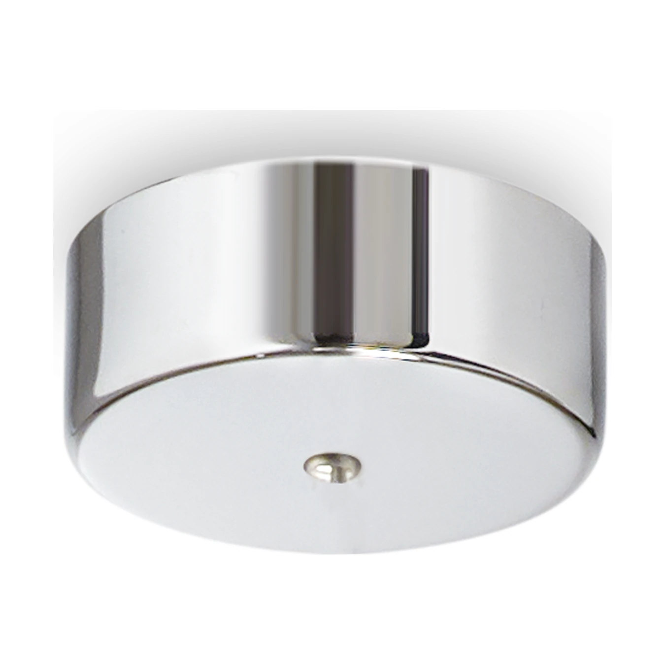 Magnetic Ceiling Rose 01 Light 0m 1e 0m 1e (1 Chrome) by Ideal Lux, product photo
