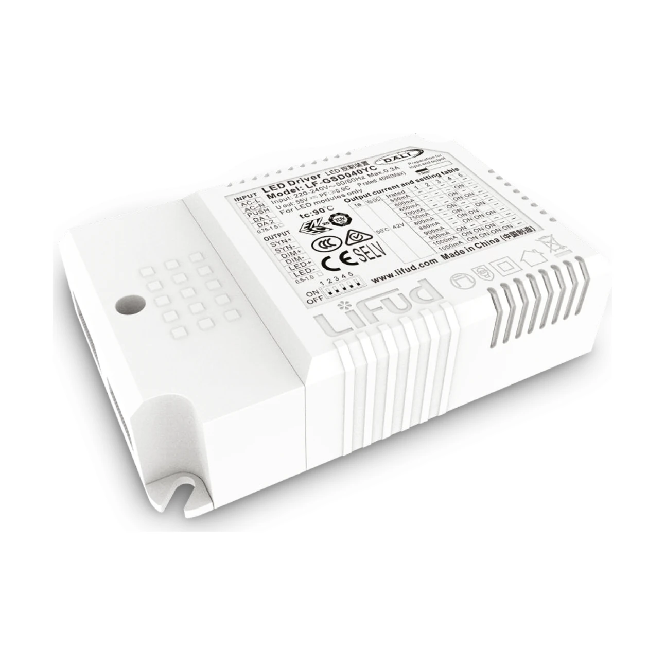 LED Panel LED Driver DALI/Push 45W 1000mA by Ideal Lux, product photo