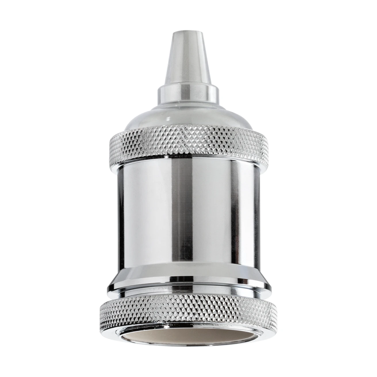 Lampholder E27 Ring Chrome by Ideal Lux