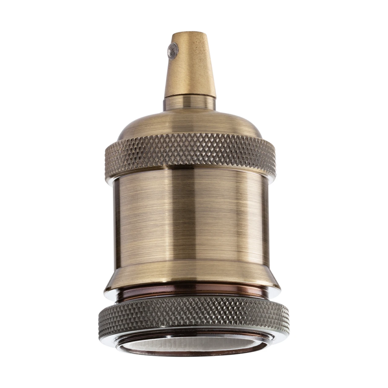 Lampholder E27 Ring Brass by Ideal Lux, product photo