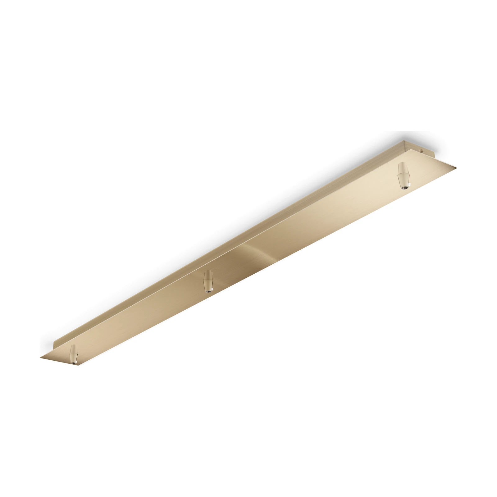 Ceiling Rose Linear 3 Lights Brass by Ideal Lux, product photo