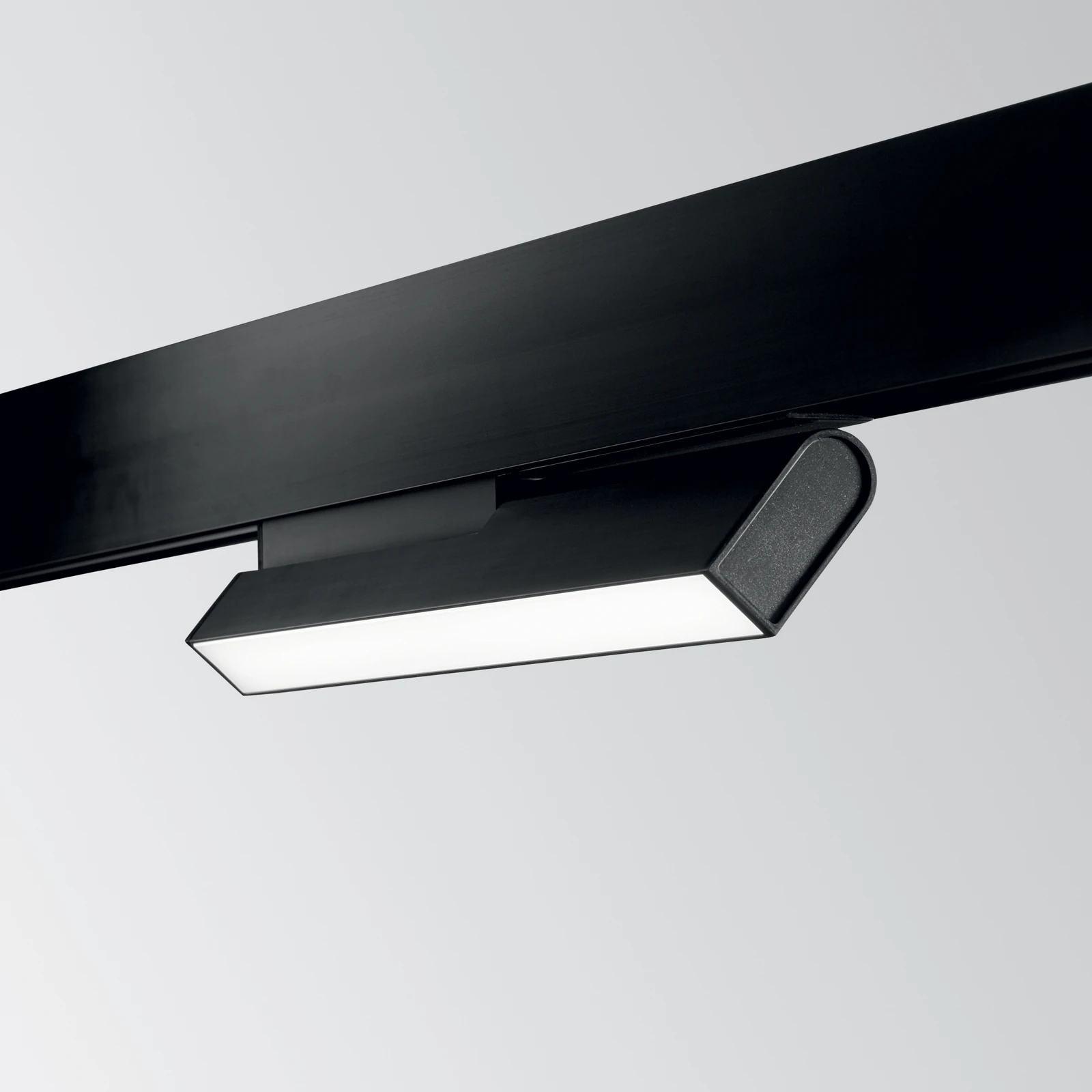Ego Flexible Wide 07W 3000K On/Off Bk installed in an interior
