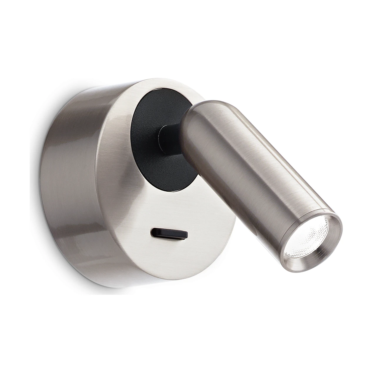 Bean AP Round Nickel by Ideal Lux