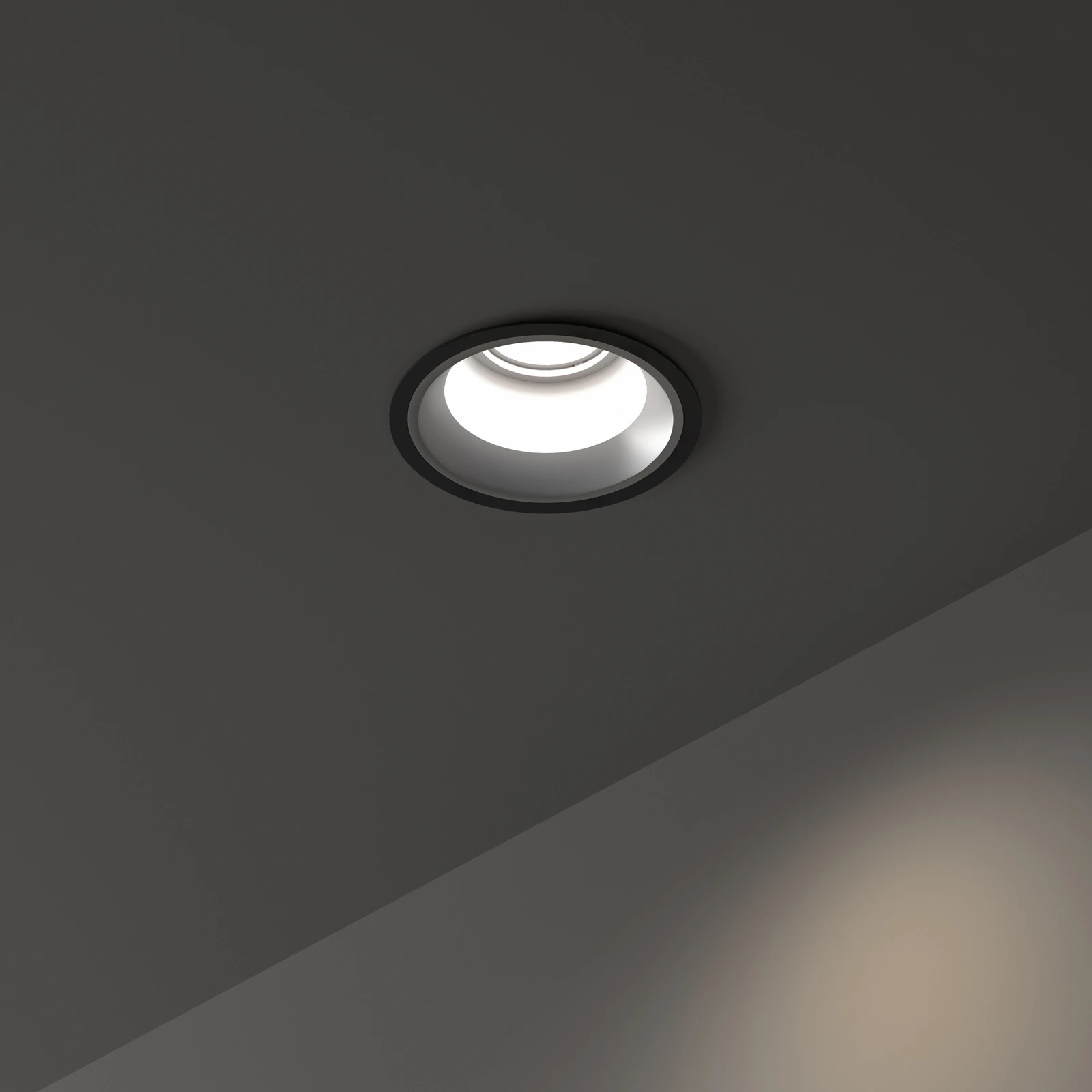 Off Fi 28W 3000K Bk installed in an interior