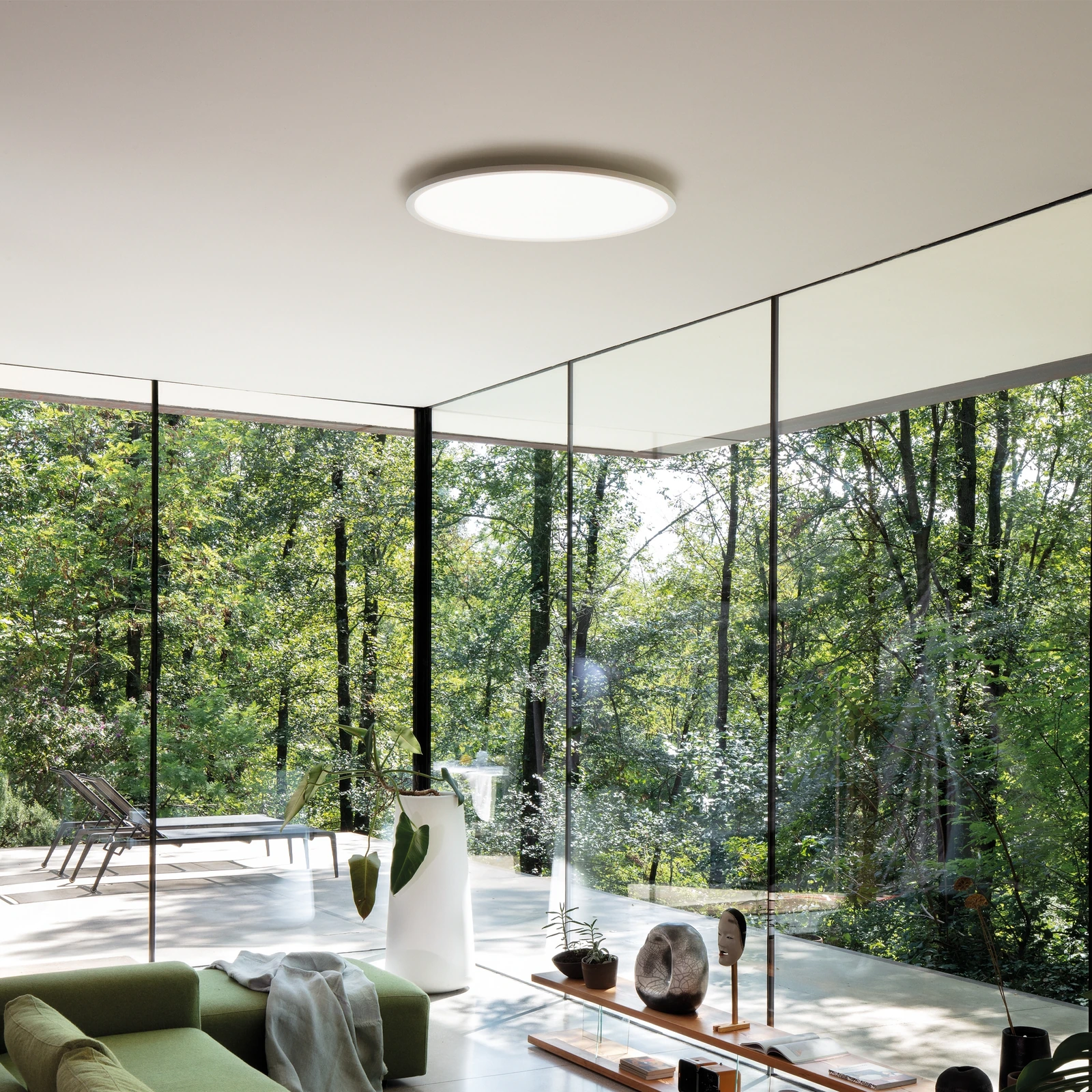 Fly Ceiling Light by Ideal Lux, installed