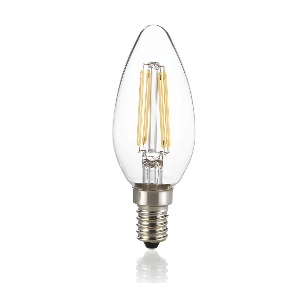 E14 Olive 4W 2700K CRI80 Clear by Ideal Lux, product photo