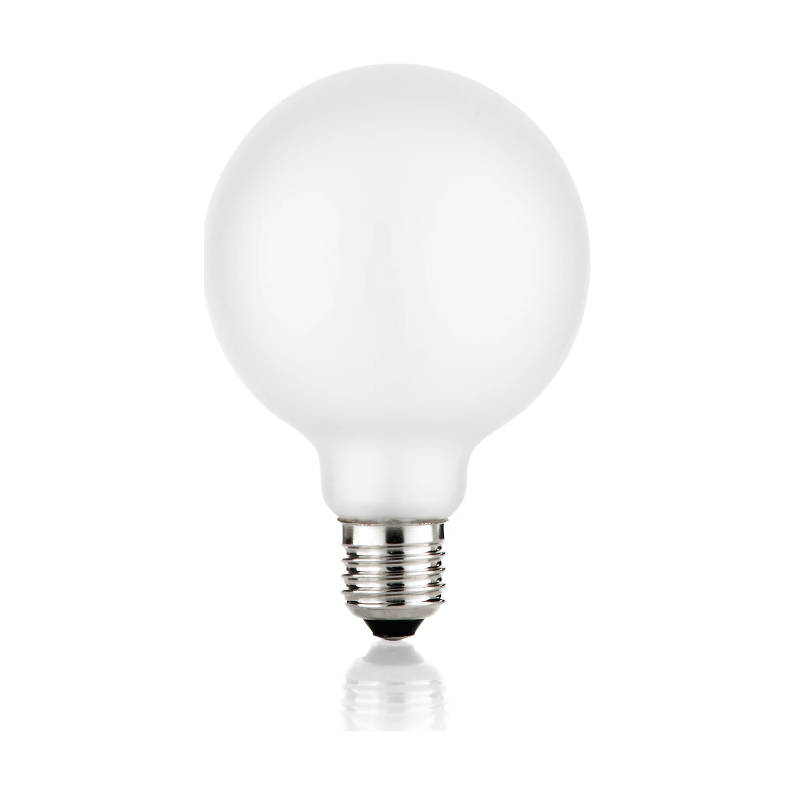 E27 Globe D095 08W 3000K CRI80 Dimmable Satin Full by Ideal Lux, product photo