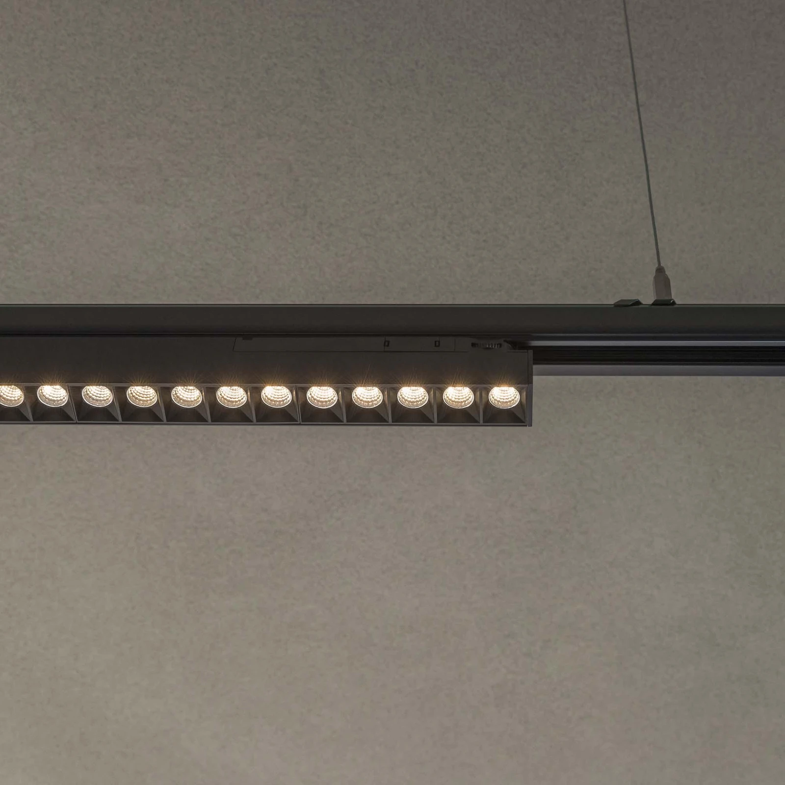 Display Accent D535.0 On/Off 3000K Black installed in an interior