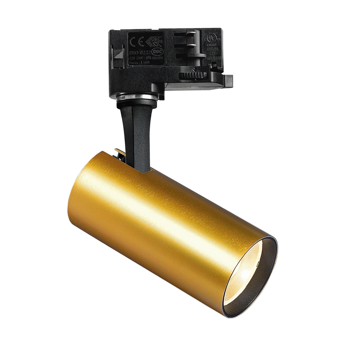 Fox Tr 3-phase 08W CRI80 3000K On/Off Brass by Ideal Lux, product photo