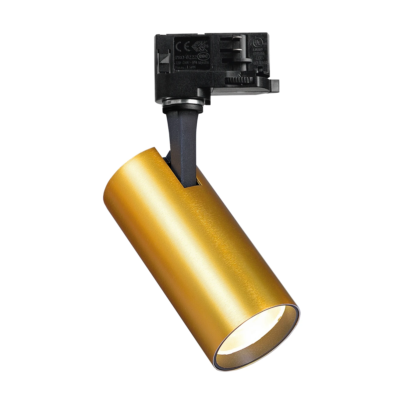 Fox Tr 3-phase 15W CRI80 3000K On/Off Brass by Ideal Lux, product photo