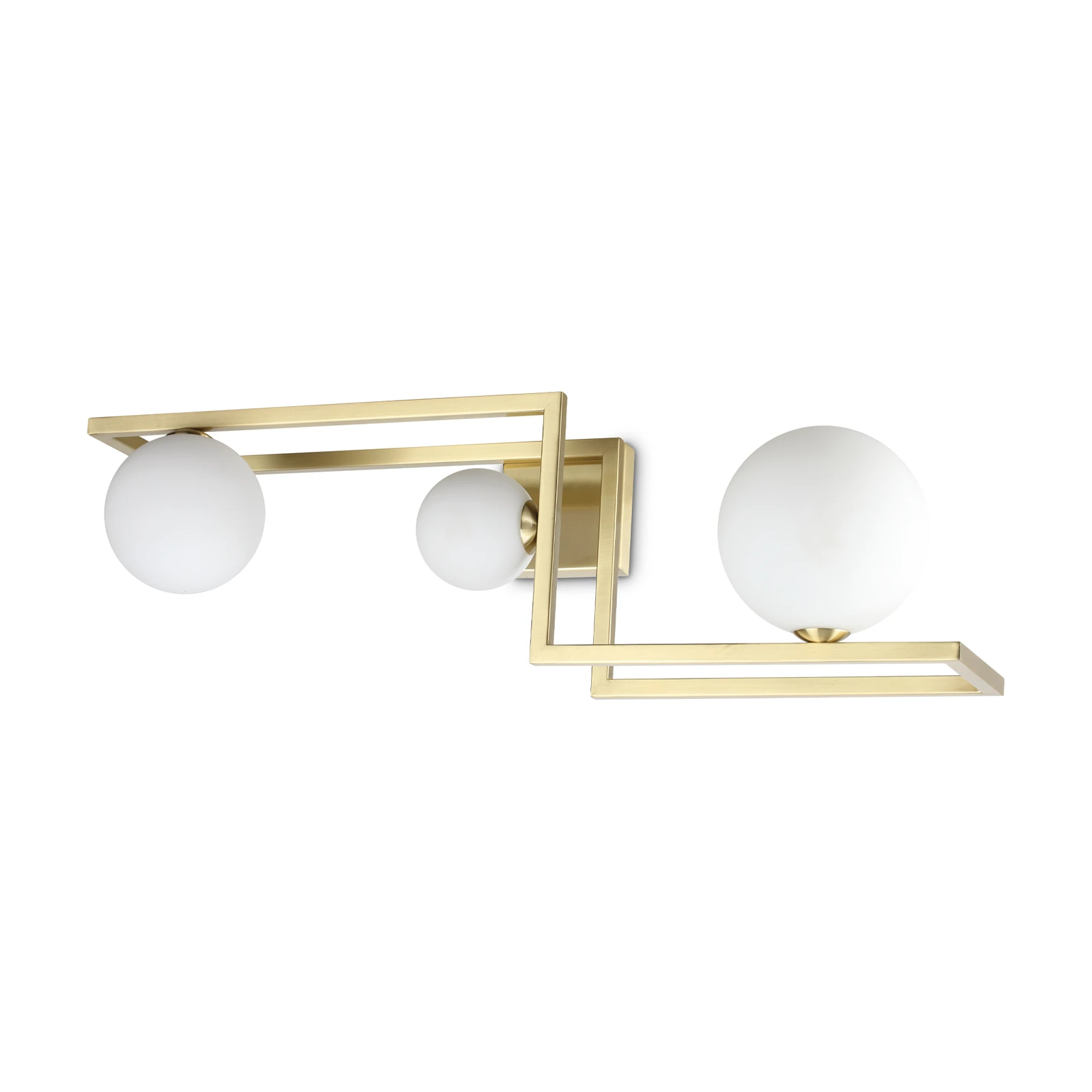 Angolo PL3 Brass by Ideal Lux