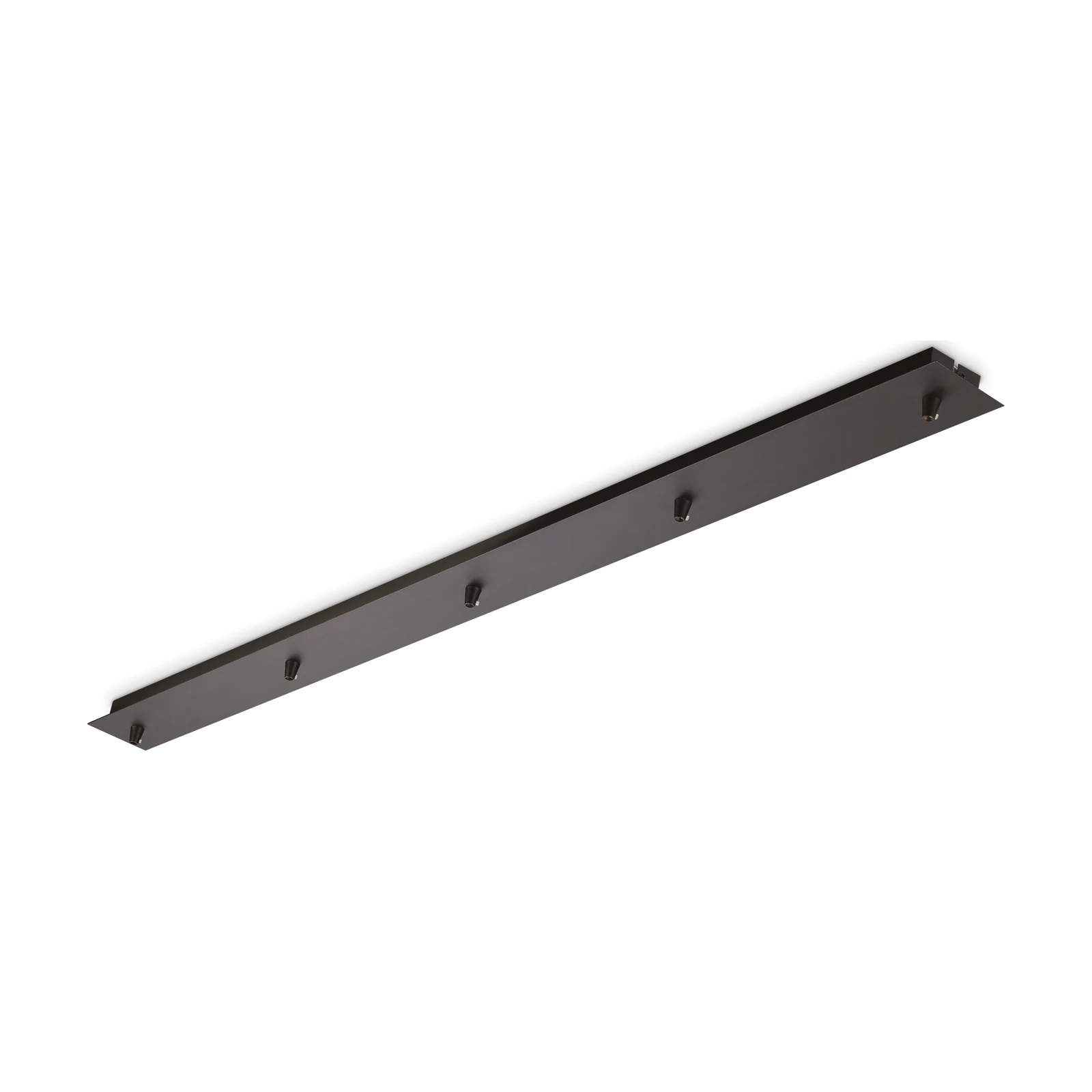 Ceiling Rose Linear 5 Lights Black by Ideal Lux, product photo