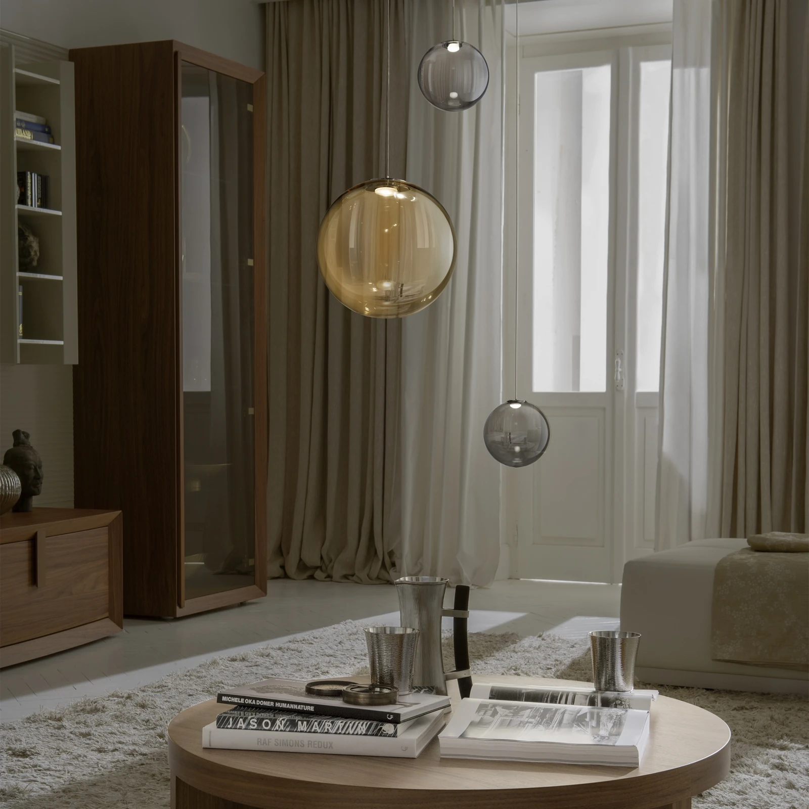Mapa Glass D20 Amber installed in an interior