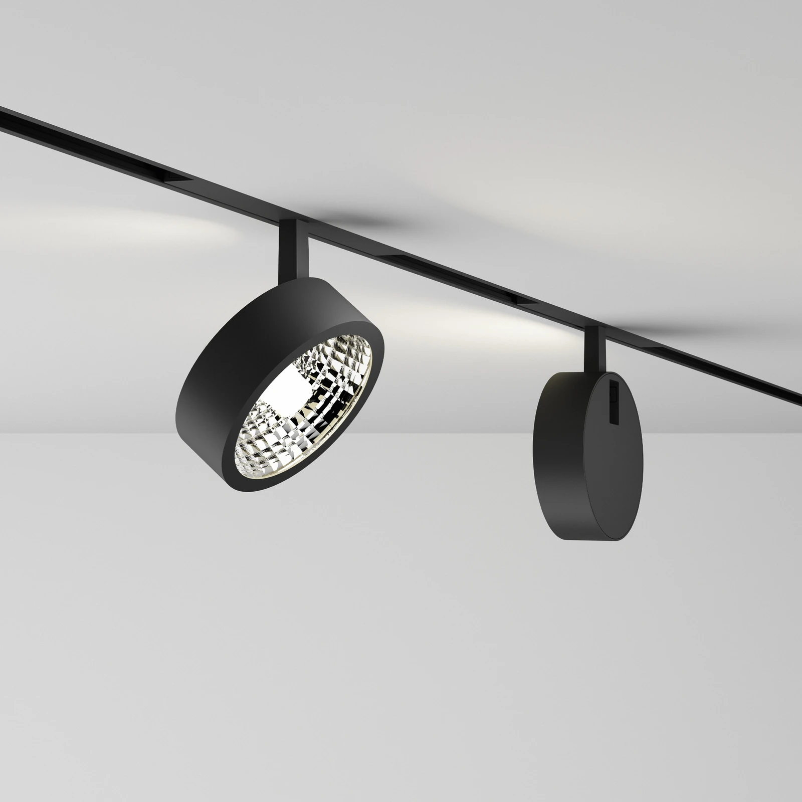 Ego Spot Flat Single 09W 3000K On/Off (290614) installed in an interior