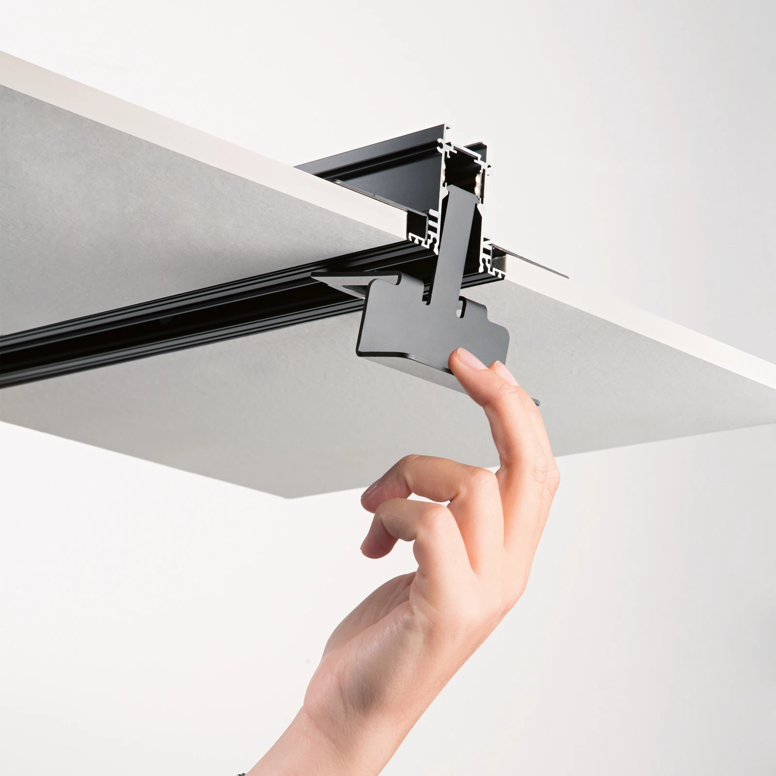 Ego Recessed Installation Tool installed in an interior