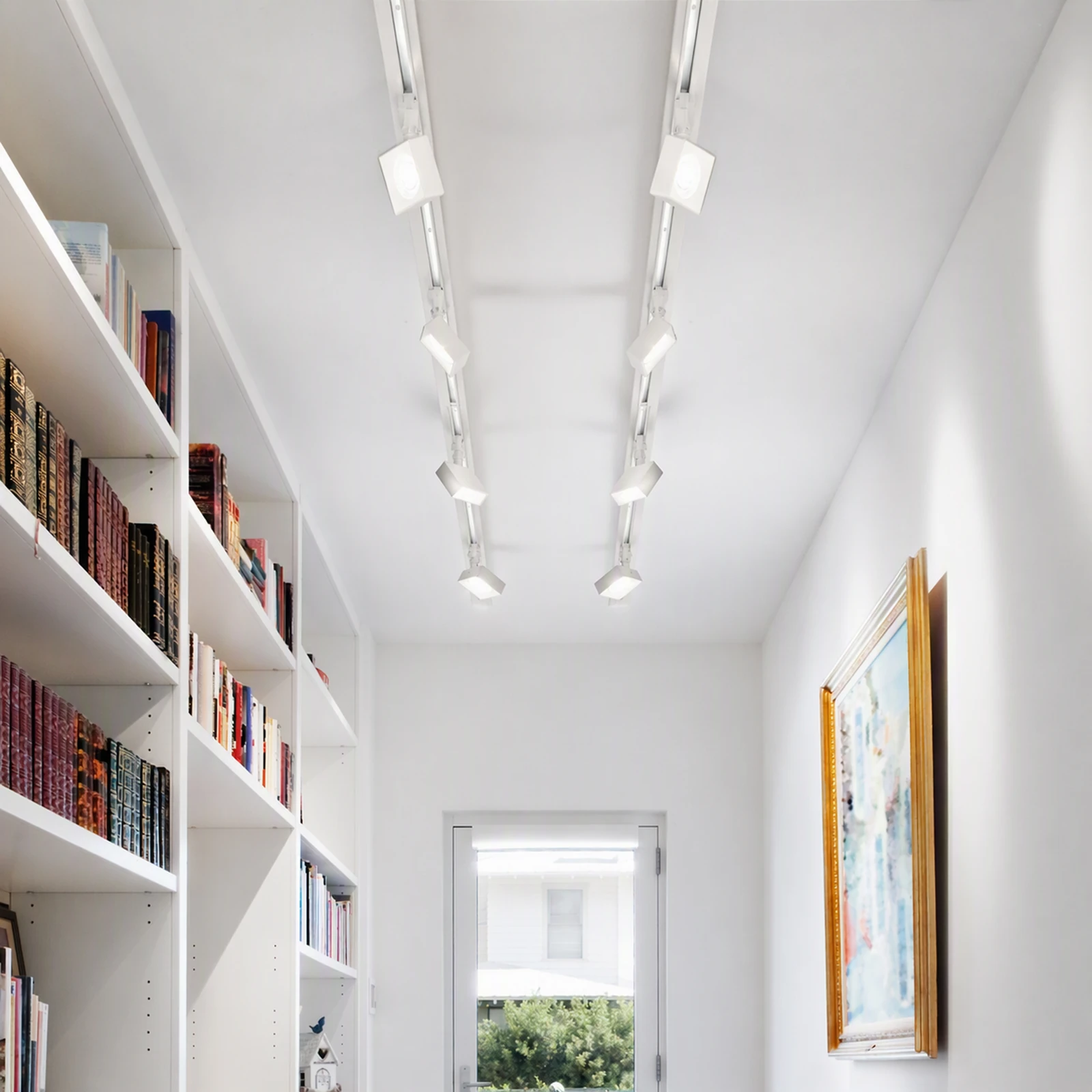 Pov Tr 3-phase Square White installed in an interior