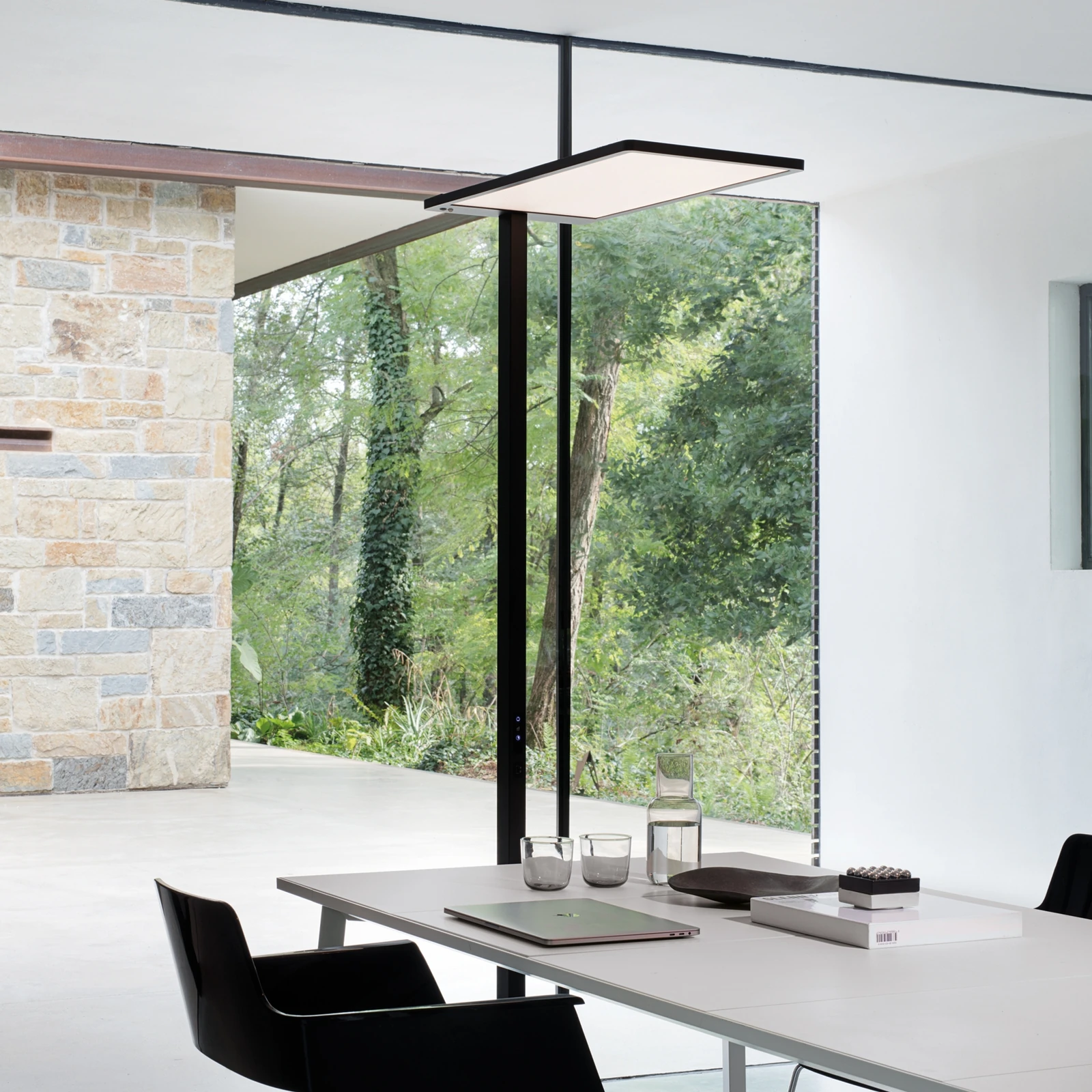 Comfort-1 Floor Lamp by Ideal Lux, installed