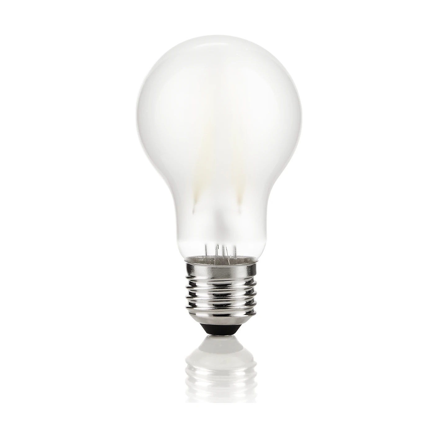 E27 Teardrop 08W 3000K CRI80 Satin by Ideal Lux, product photo