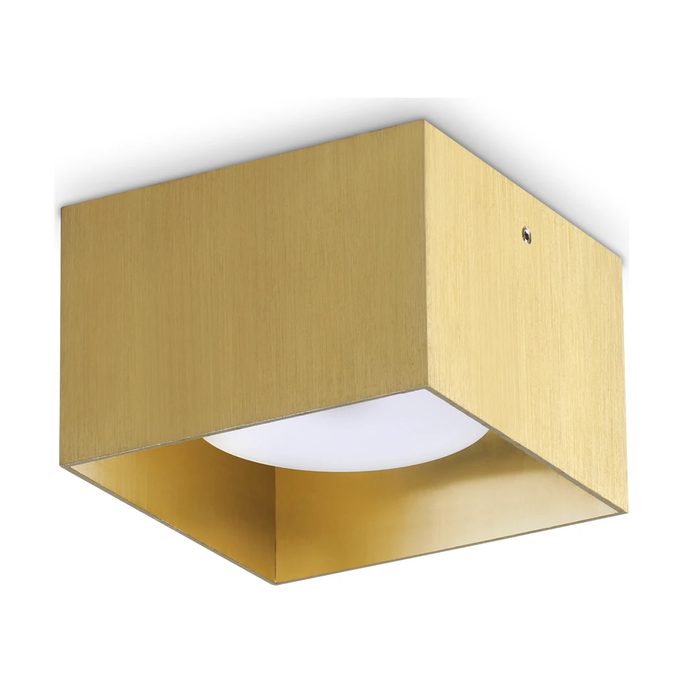 Spike PL1 Square Brass by Ideal Lux