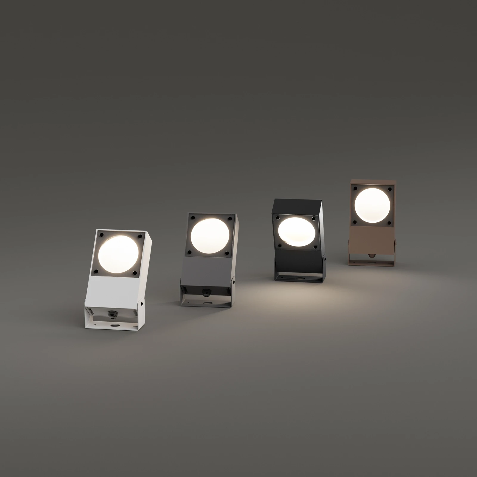 Sirio Pr1 Anthracite by Ideal Lux, shown installed