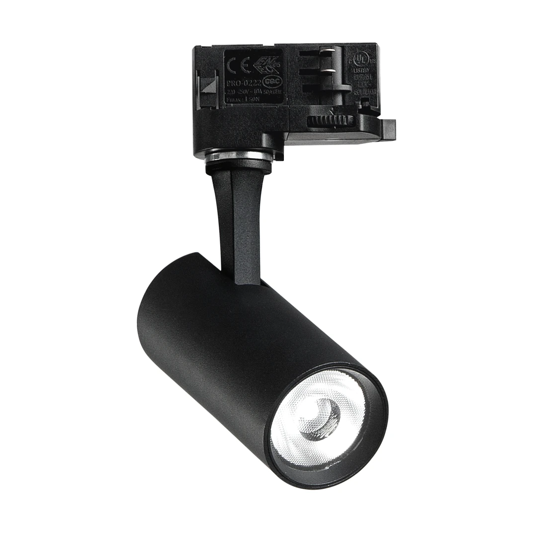 Fox Tr 3-phase 08W CRI90 4000K On/Off Black by Ideal Lux