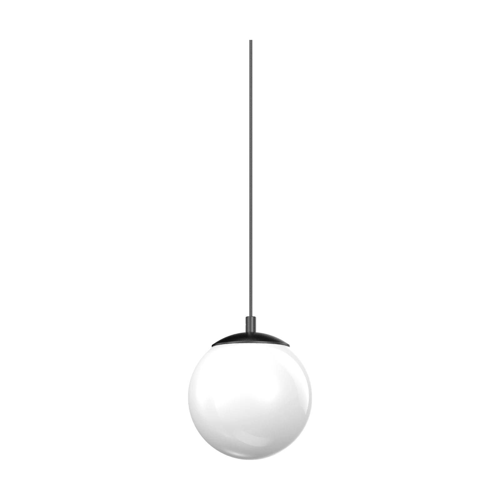 Ego Pendant Ball 10W 3000K On/Off Bk by Ideal Lux