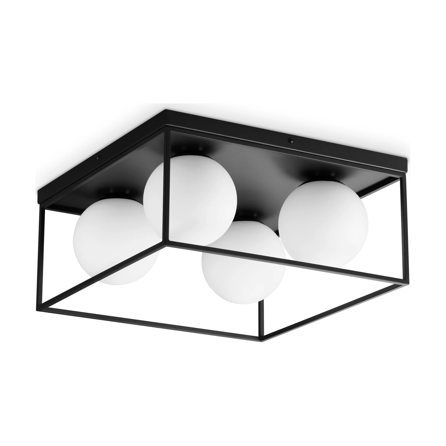 Lingotto PL4 Black by Ideal Lux