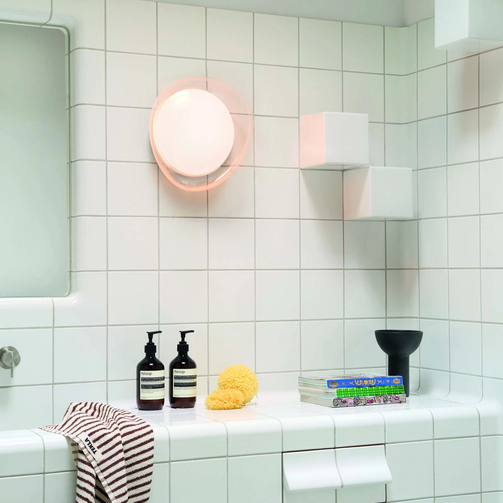 Squish Ceiling Light by Ideal Lux, installed